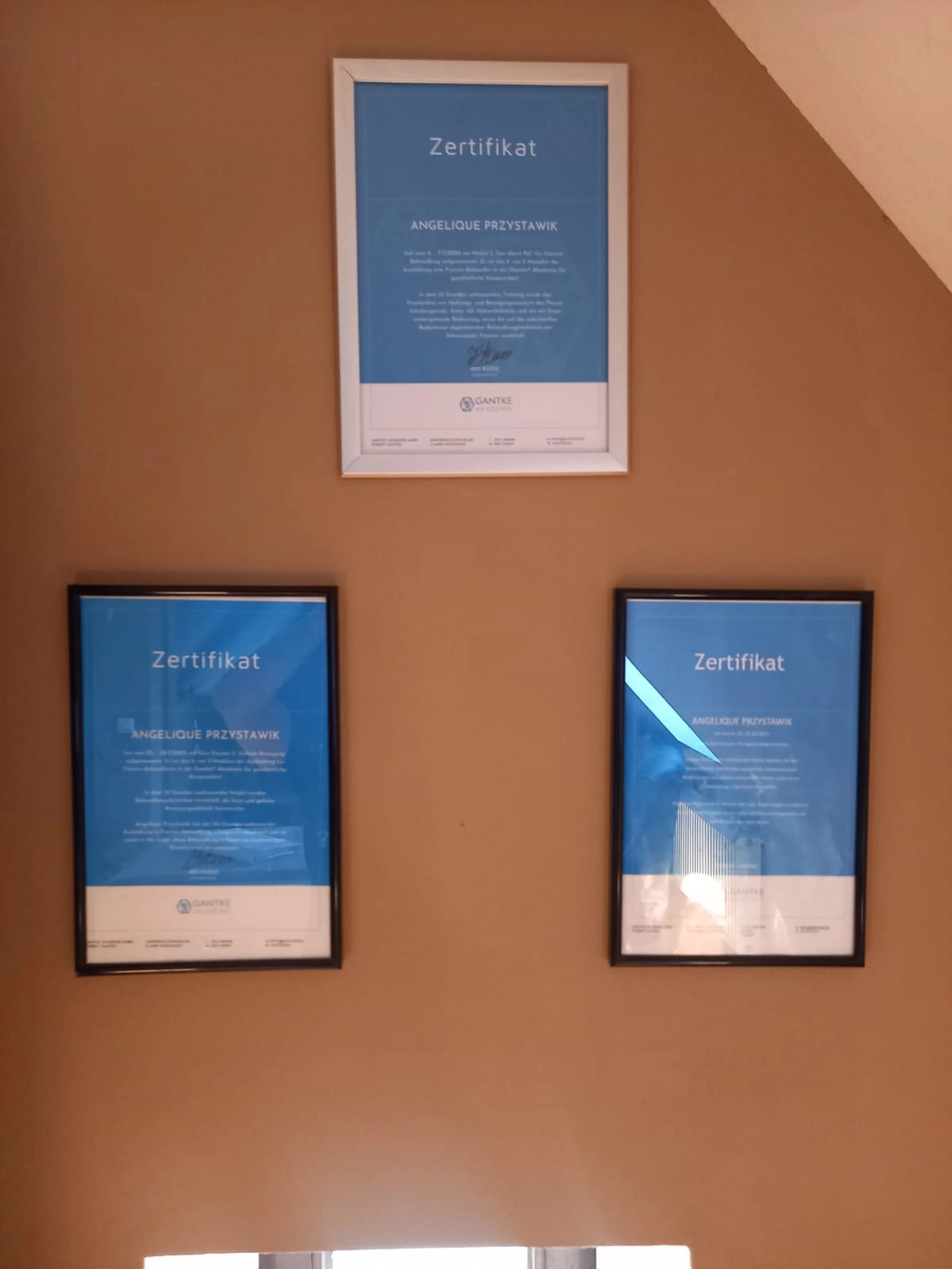 Faszientherapie Przystawik – Zertifikat